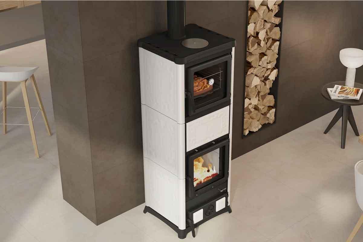 Kaminofen Nova Forno Majolica von La Nordica